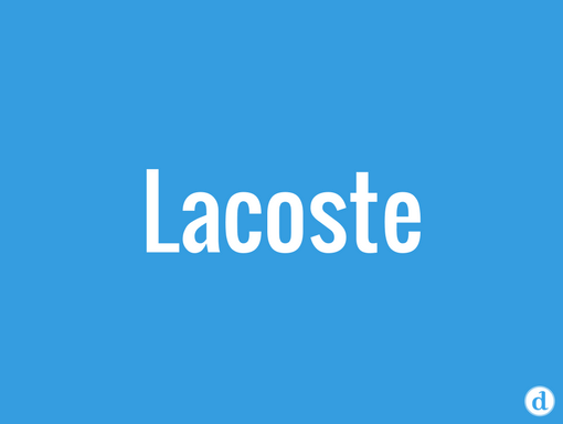Lacoste cambió el logo de la marca