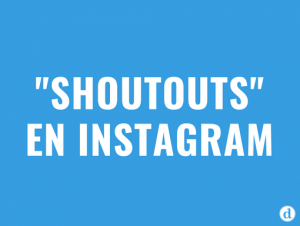 Shoutouts de Instagram para ganar seguidores