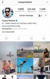 feed del Instagram de Casey neistat