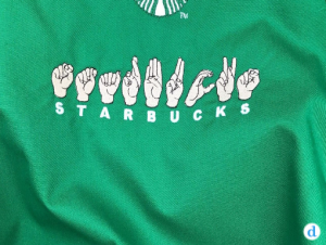 Lenguaje de señas en Starbucks.