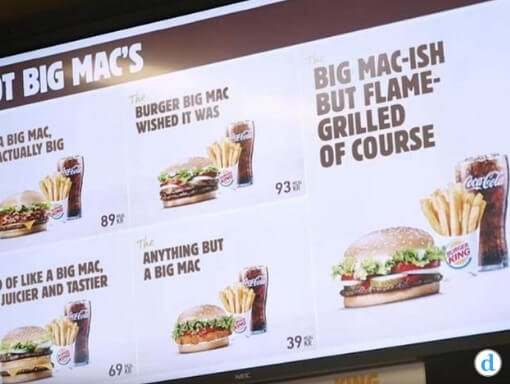 McDonald’s perdió su icónica marca Big Mac y Burger King lo aprovecha  😂