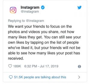 instagram quita los likes de la plataforma