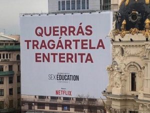 Publicidad Sex Education Netflix